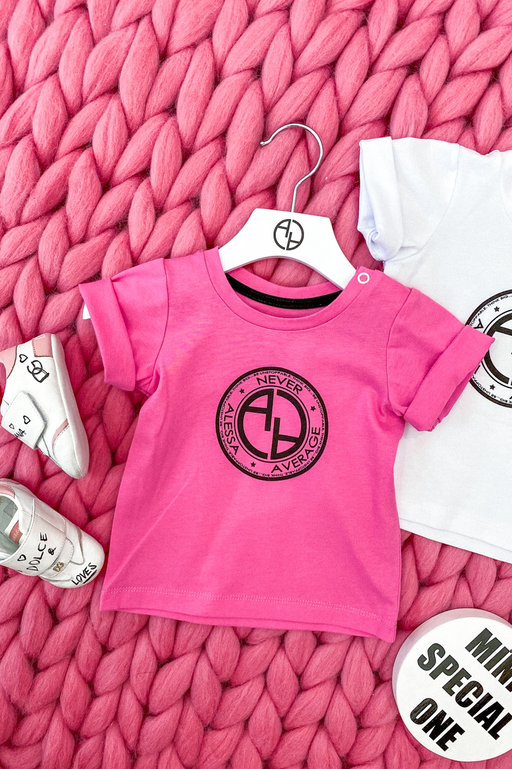 Always invited mini t-shirt με λογότυπο - φούξια - Εικόνα 7