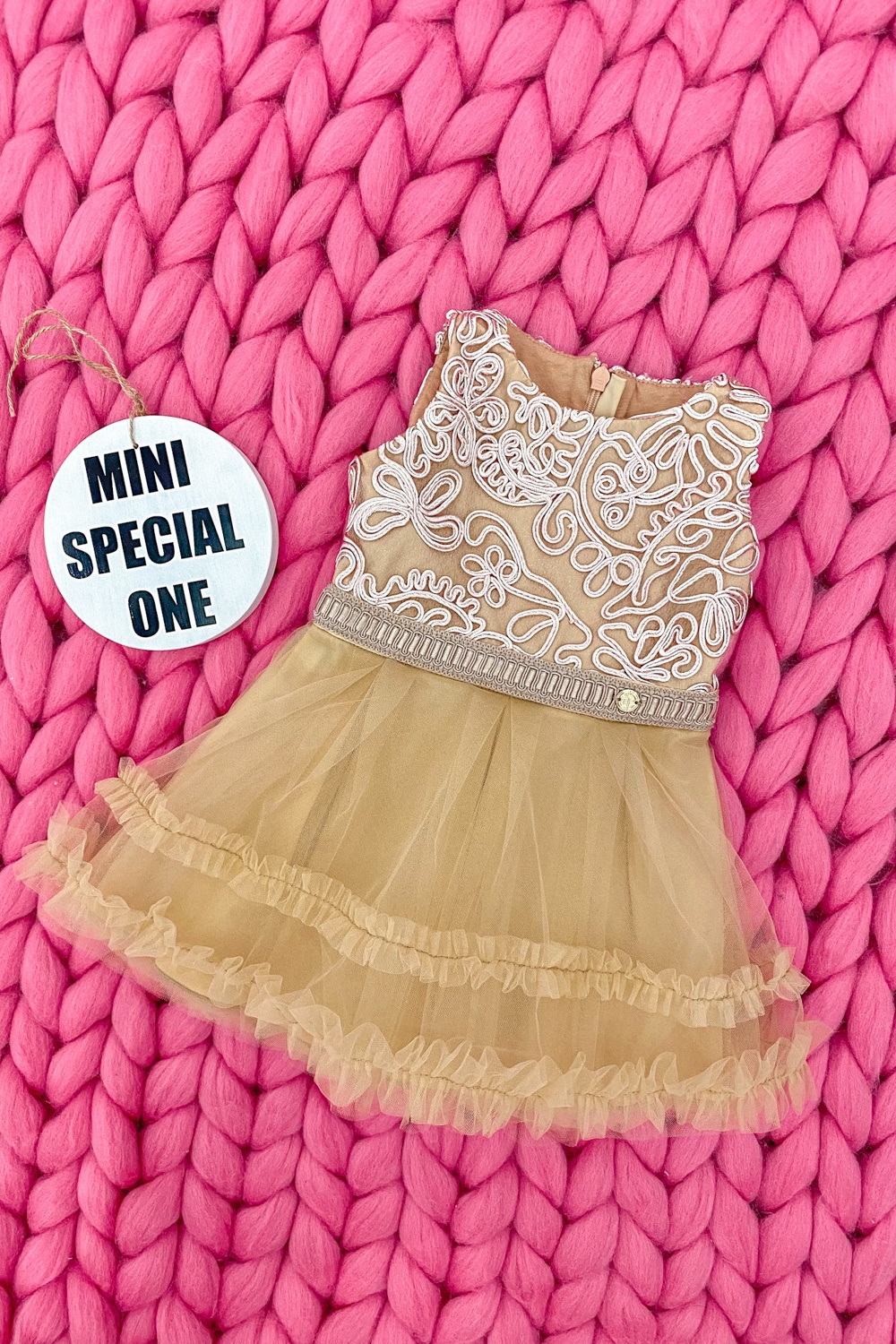 High Class Alessa mini Φόρεμα Από Δαντέλα - Nude - Εικόνα 9
