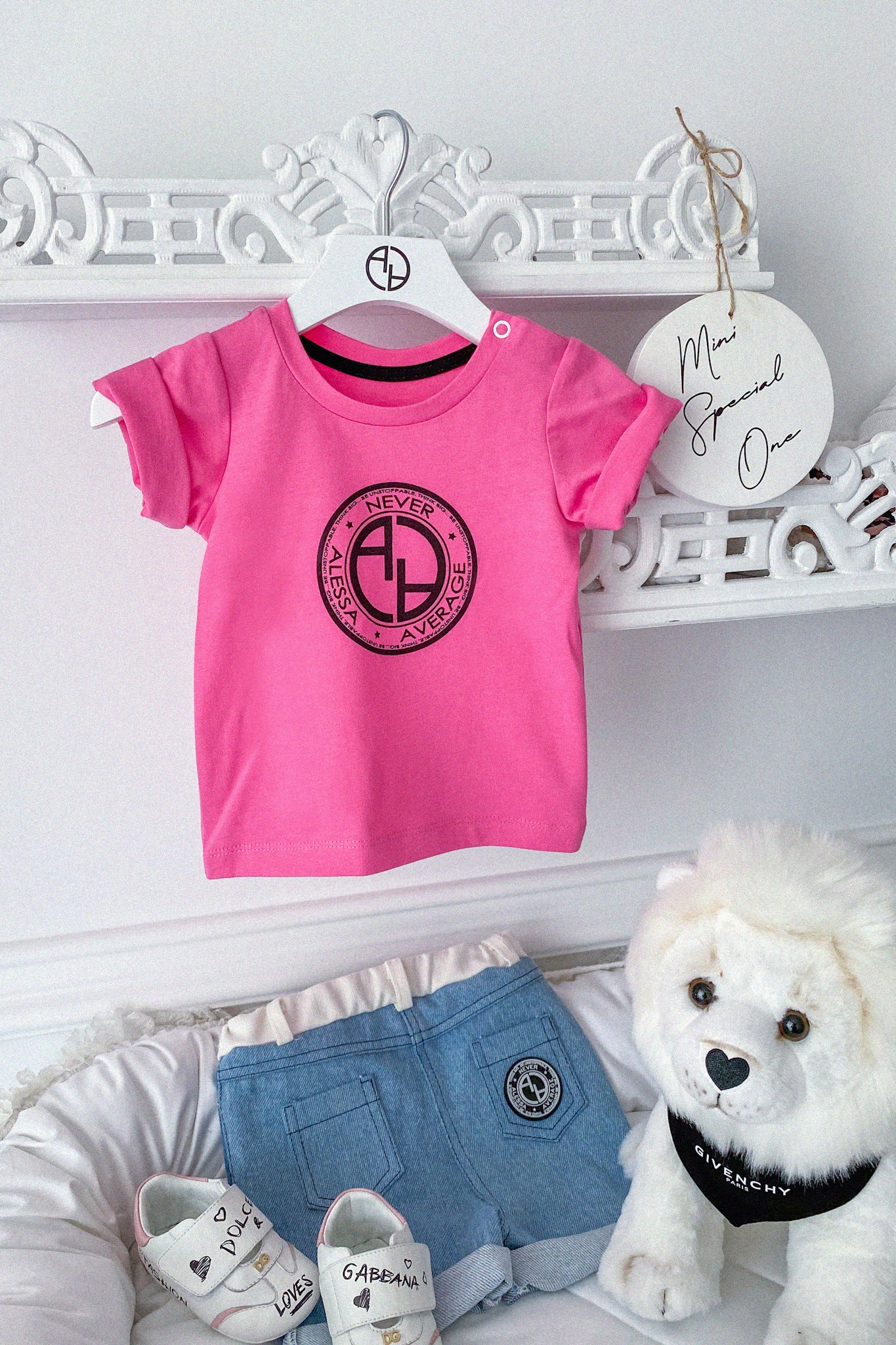 Always invited mini t-shirt με λογότυπο - φούξια - Εικόνα 8