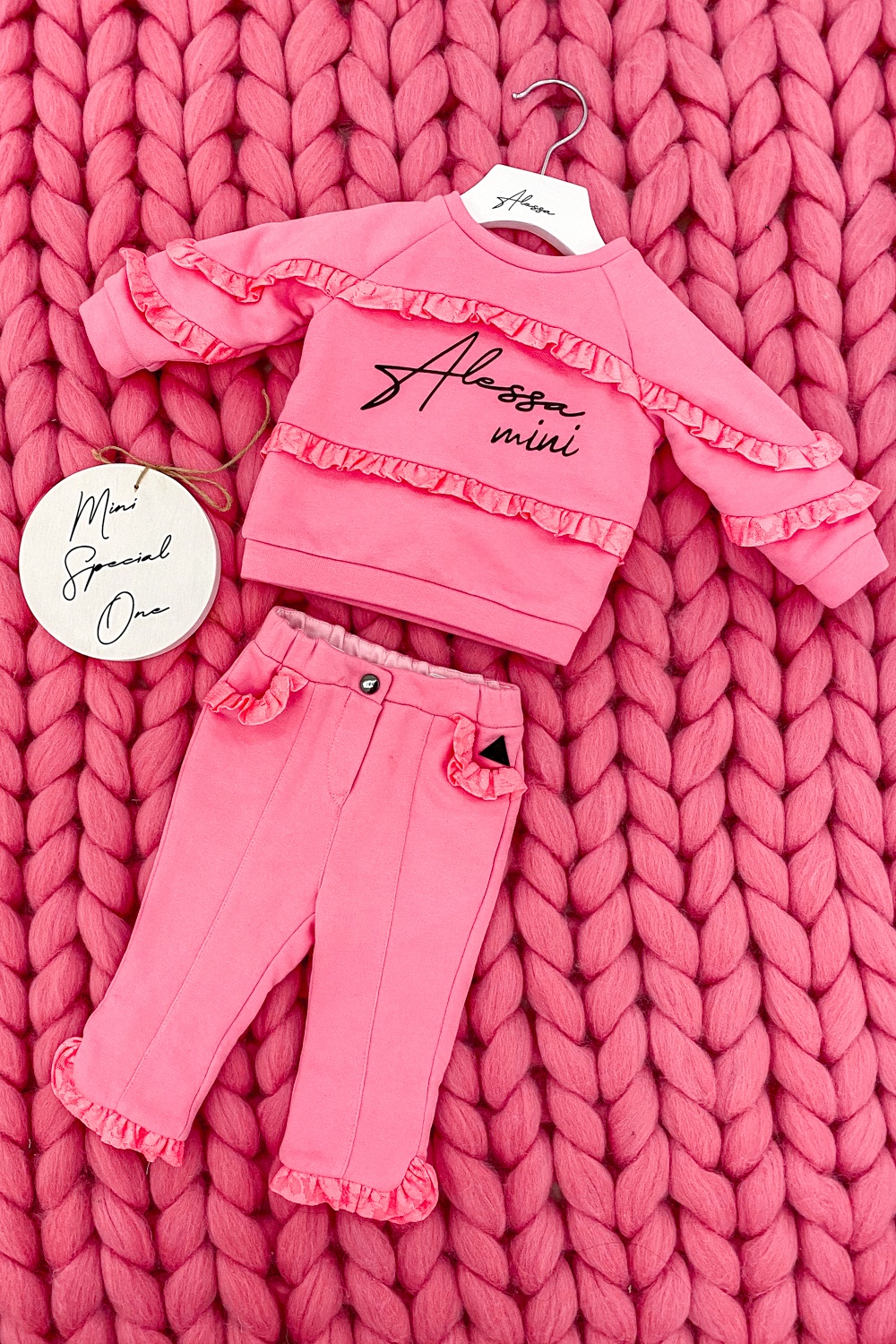 Test my patience παντελόνι Alessa mini - pink - Εικόνα 8