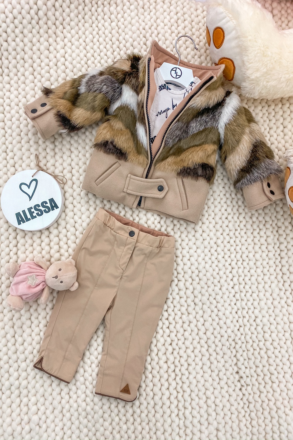 Κολάν Alessa mini - nude - Εικόνα 7