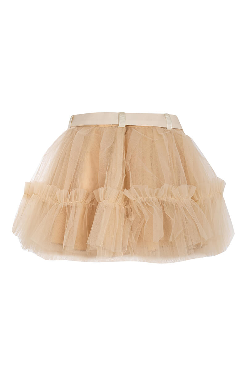 Ivory Magic Mini Φούστα-Tutu - Beige - Εικόνα 9