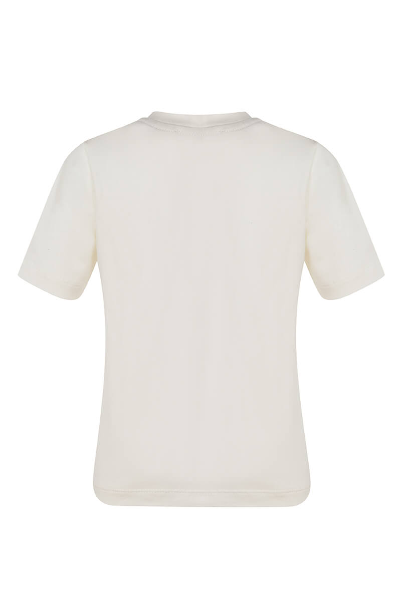 Alessa Luxury Logo mini T-Shirt - Εκρού - Εικόνα 19