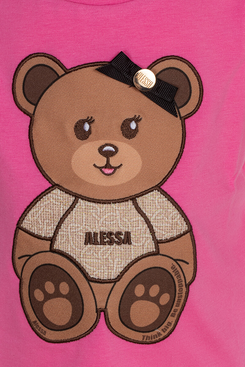 Alessa Bear Mini T-Shirt - Pink - Εικόνα 9