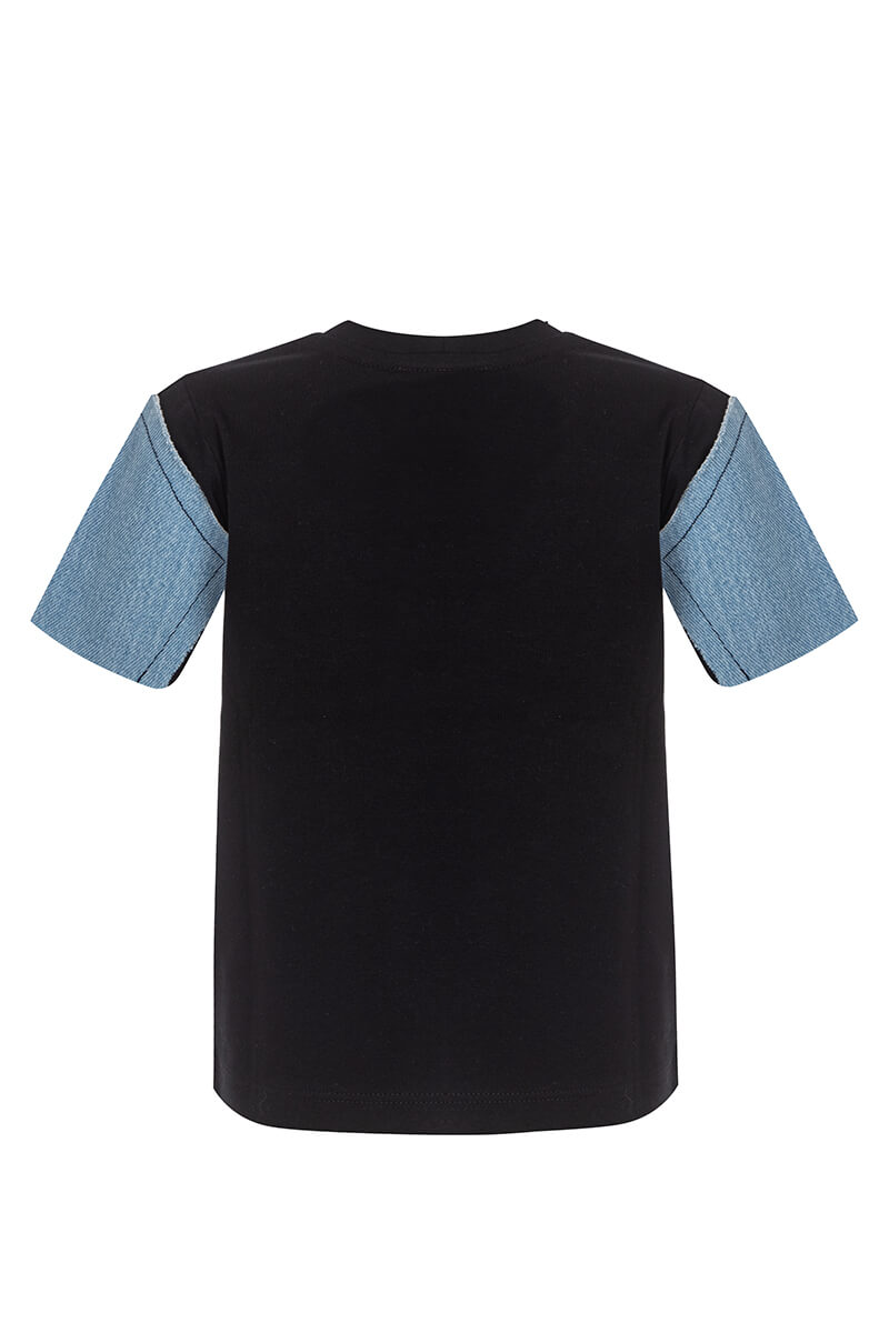 Alessa Mini Denim T-Shirt - Μαύρο - Εικόνα 11