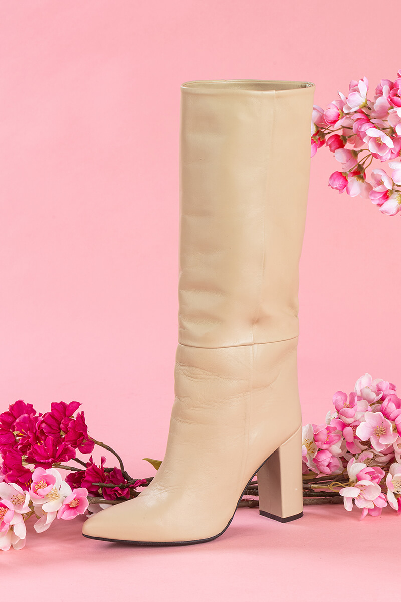 Graceful Garments Μπότες - Soft Beige - Εικόνα 20