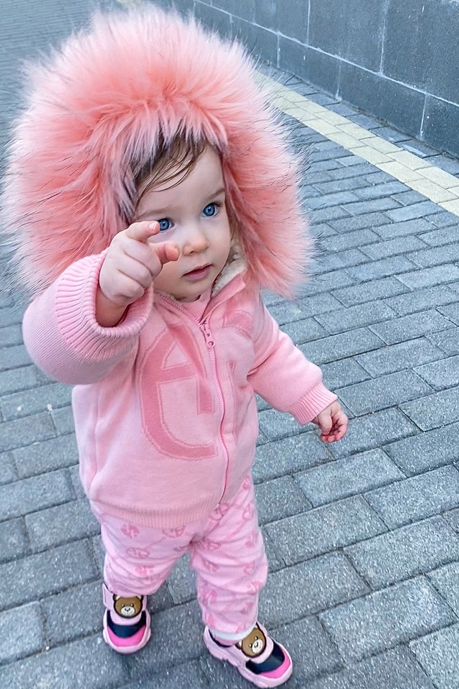 Alessa mini πλεκτό μπουφάν - Candy Pink - Εικόνα 6