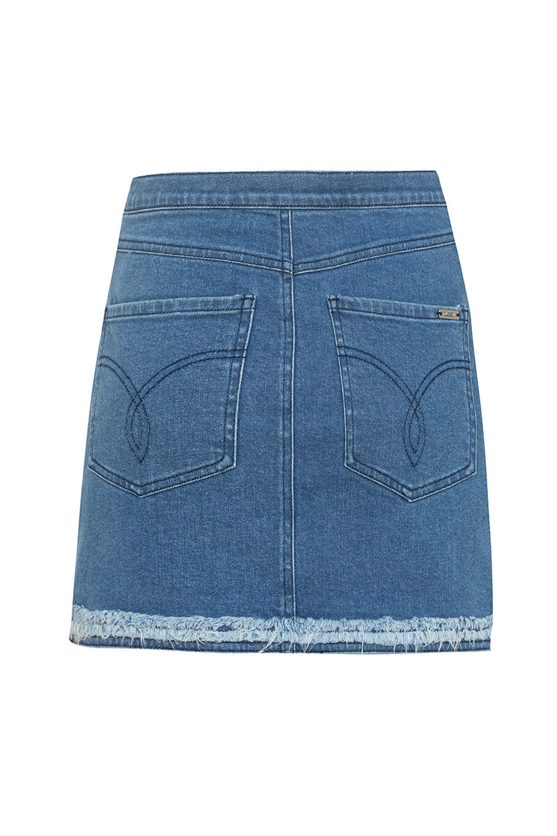 Fusion Muse Φούστα-Αξεσουάρ - Denim Blue - Εικόνα 23
