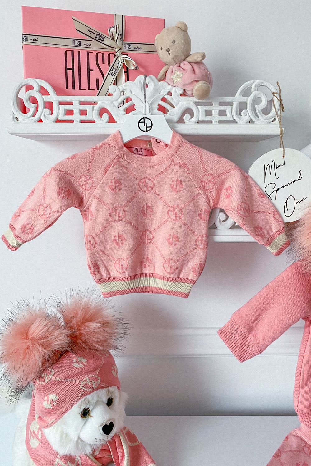 Alessa mini Religion Πλεκτή Μπλούζα - pink - Εικόνα 12