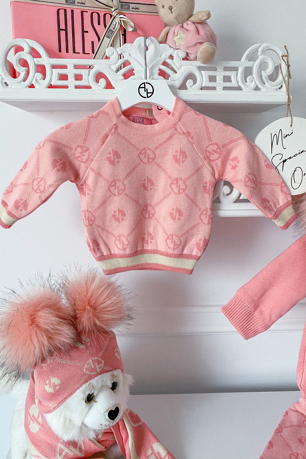 Alessa mini Religion Πλεκτή Μπλούζα - pink - Εικόνα 10
