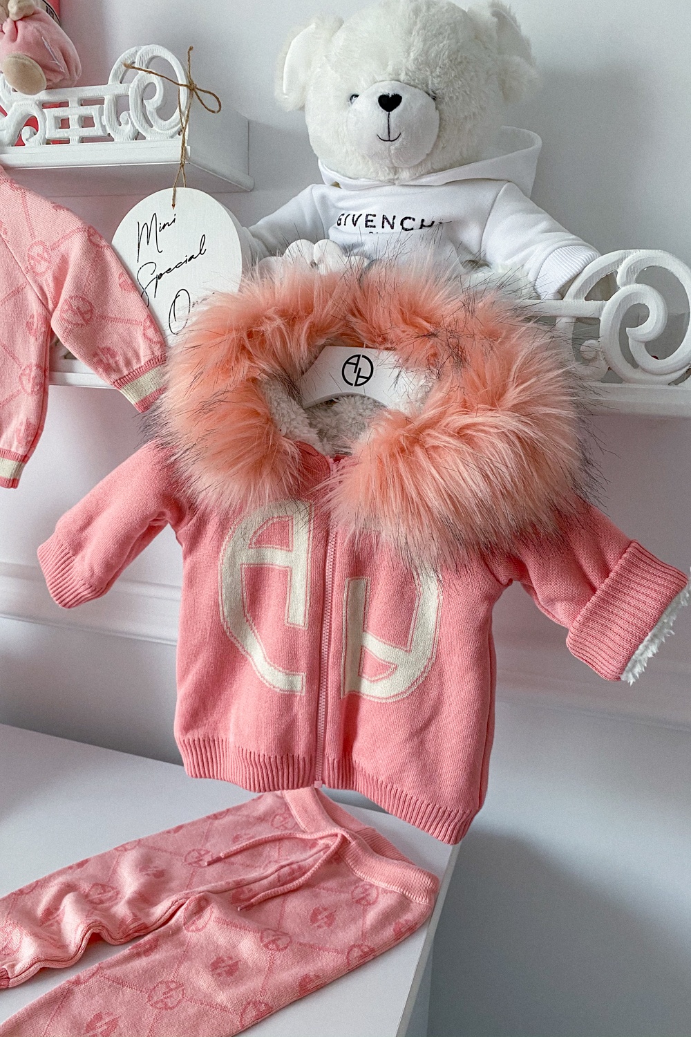 Alessa mini Πλεκτό Μπουφάν - pink - Εικόνα 12