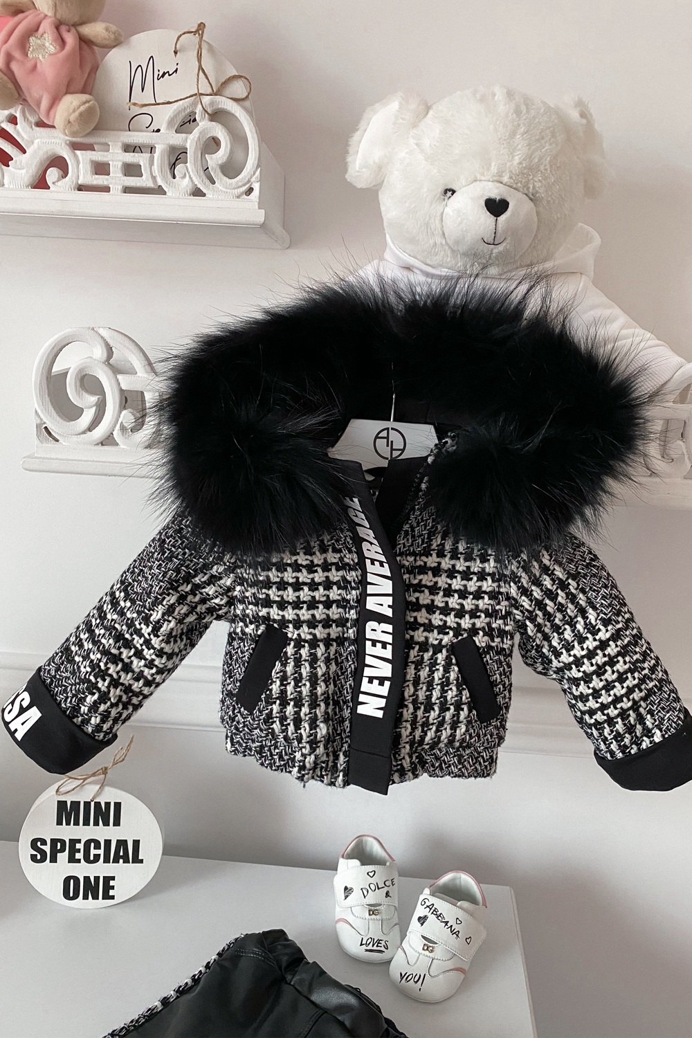 Slow Down Baby Alessa mini Χειμωνιάτικο μπουφάν από μπουκλέ - Εικόνα 16
