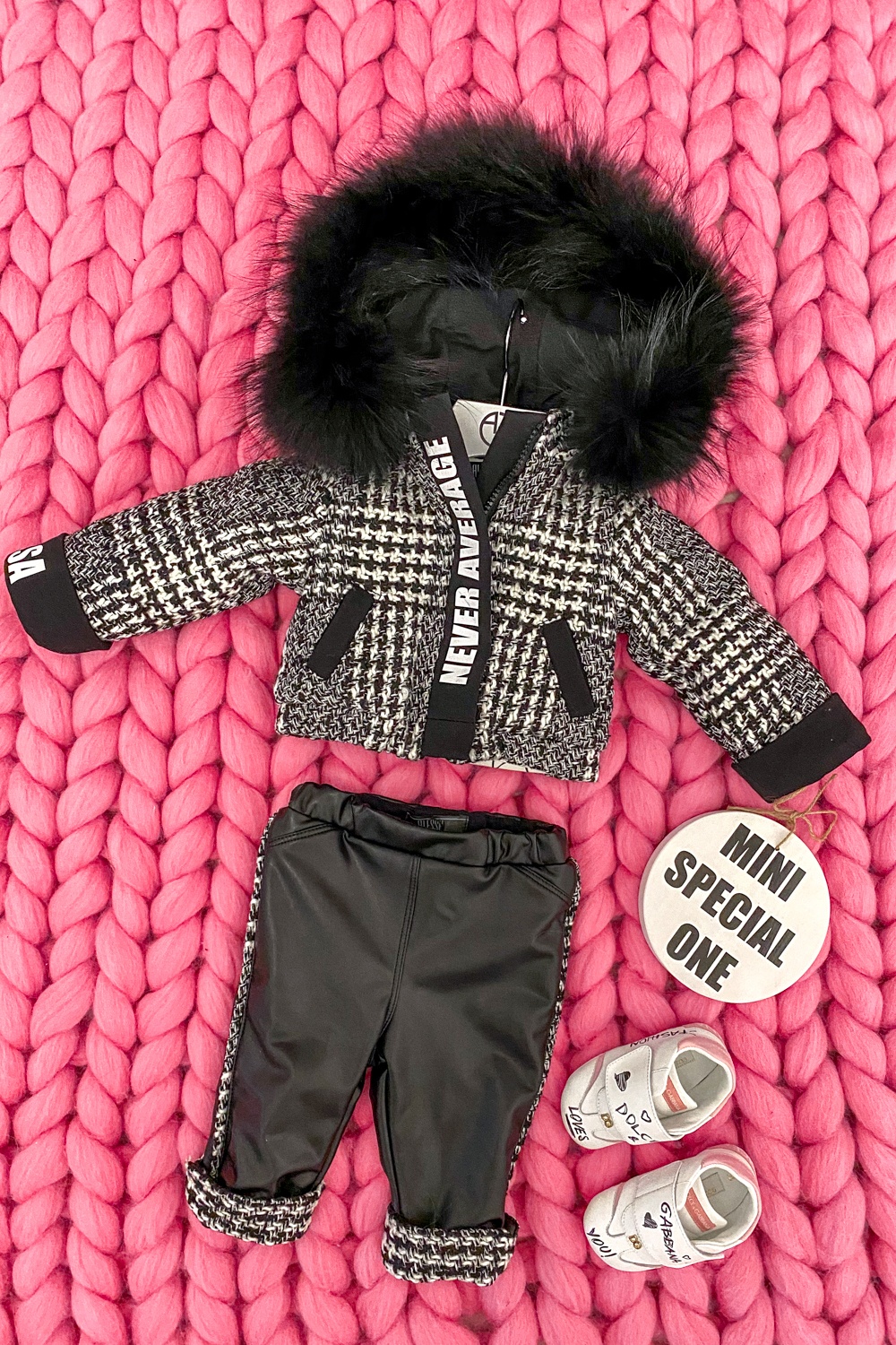 Slow Down Baby Alessa mini Χειμωνιάτικο μπουφάν από μπουκλέ - Εικόνα 10