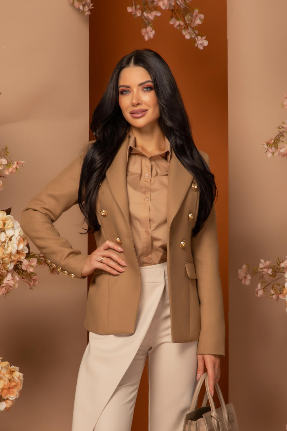 Luxury Classic Πουκάμισο - Mocha - Εικόνα 18
