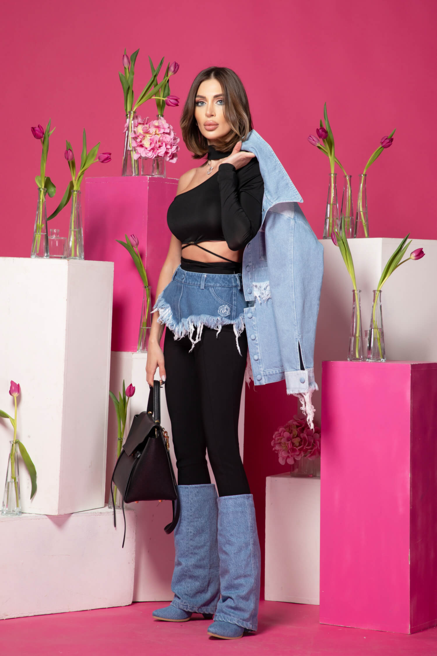 Fierce Femininity Αξεσουάρ Από Ντένιμ - Denim Blue - Εικόνα 23