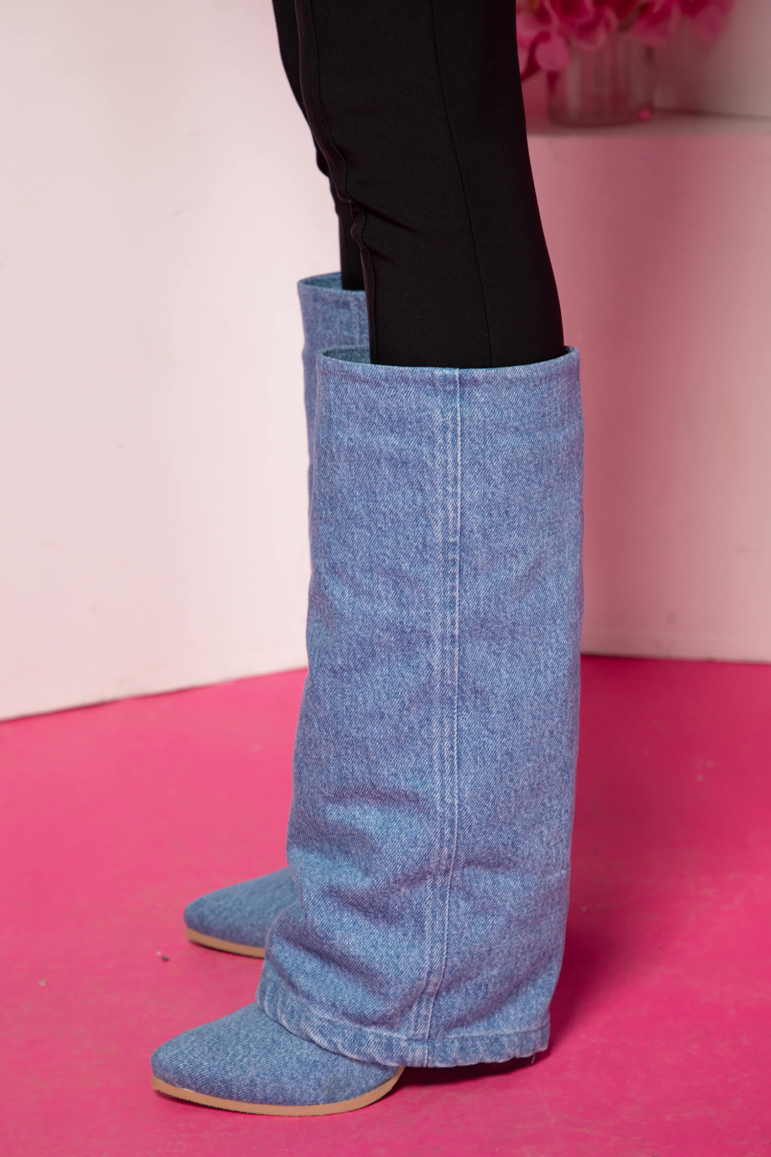 Strut Perfection Μπότες - Denim - Εικόνα 19