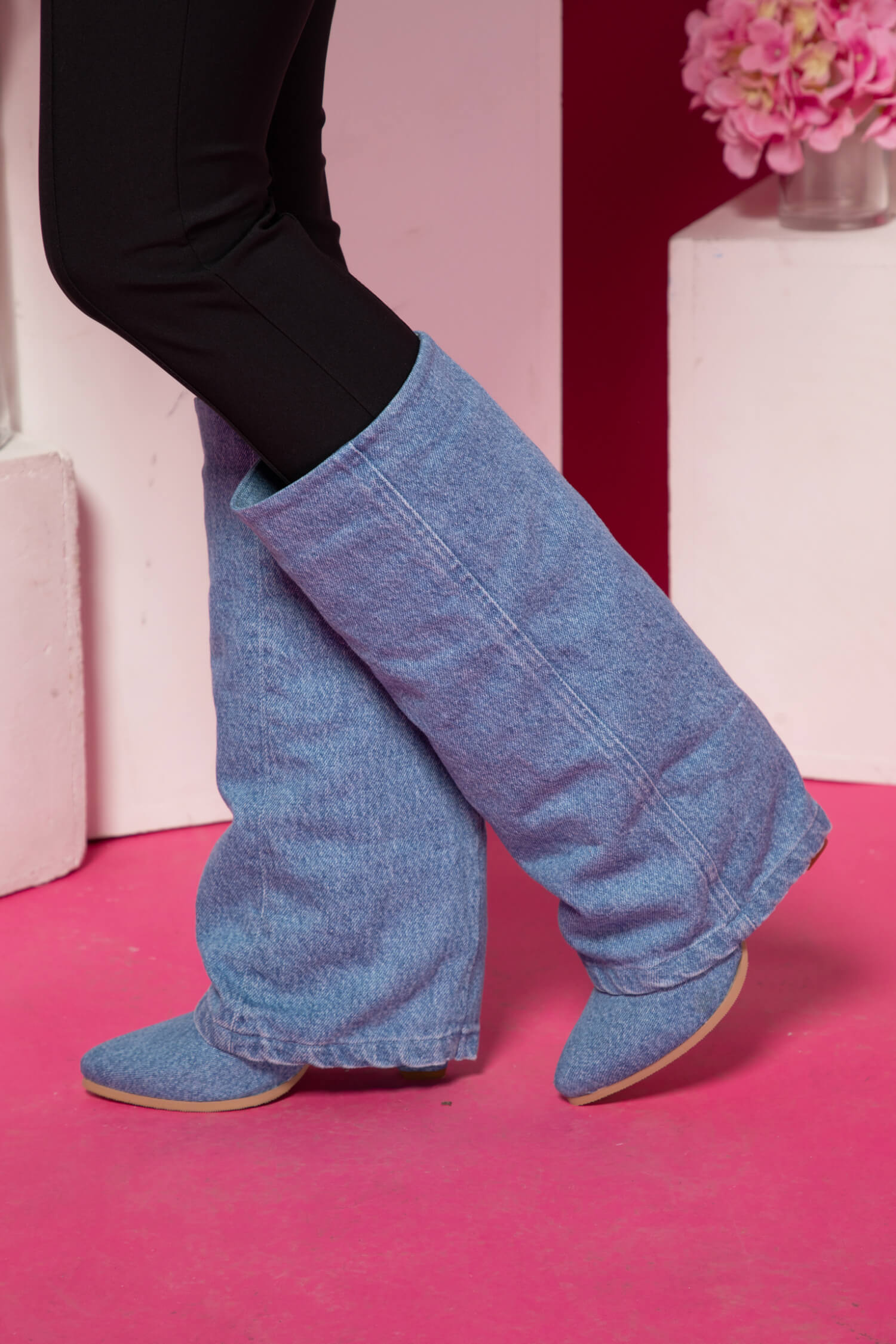 Strut Perfection Μπότες - Denim - Εικόνα 20
