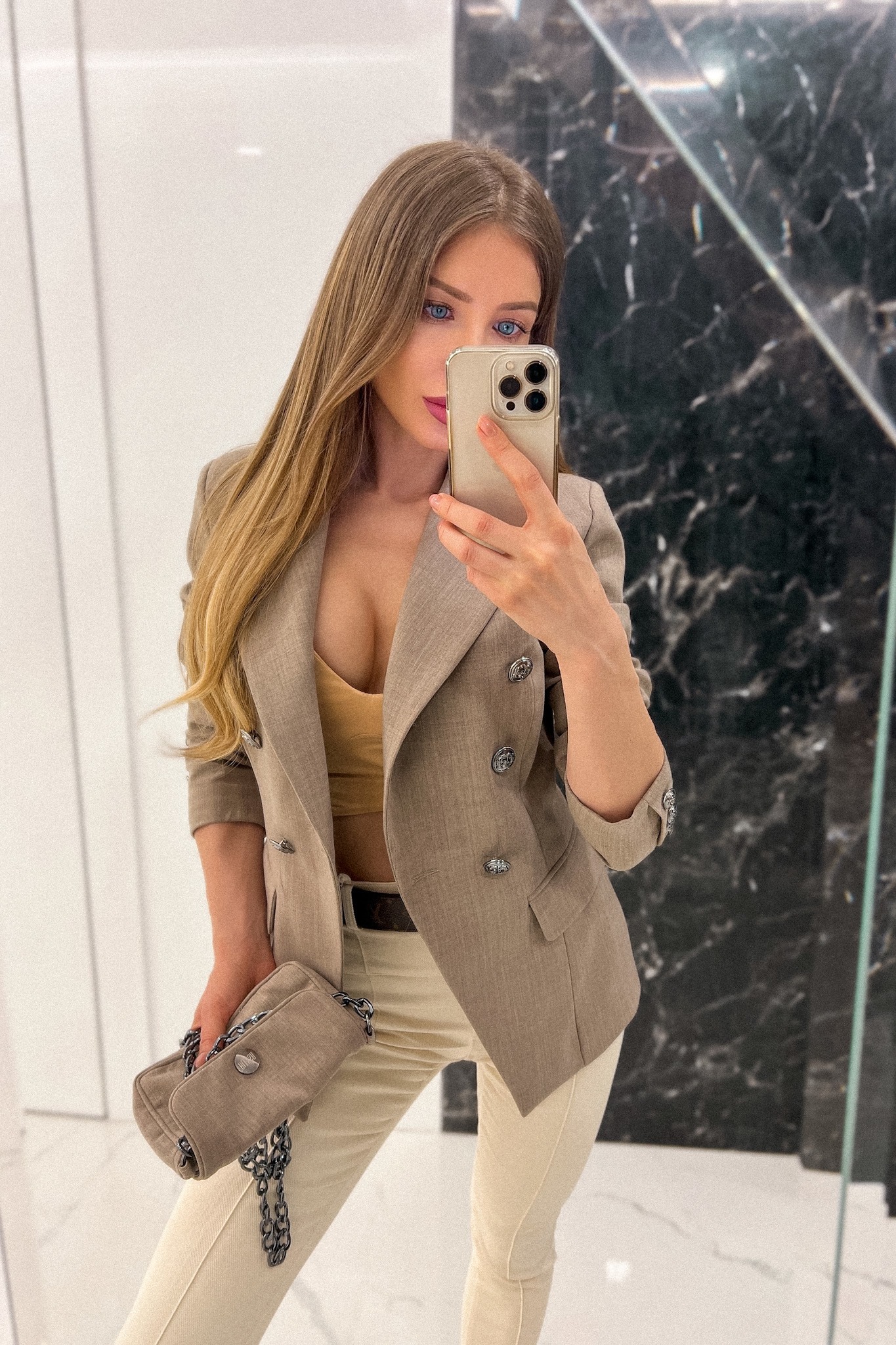 Make It Yours Μπλέιζερ - Light Brown - Εικόνα 14