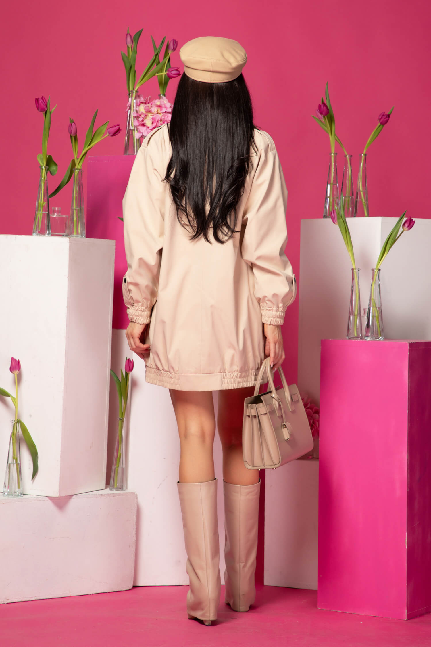 Serene Drift Τζάκετ Bomber - Soft Beige - Εικόνα 15