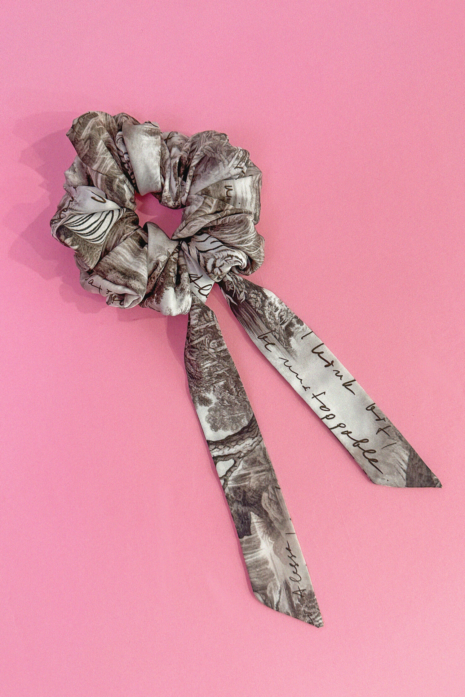 Trendsetter Icon Scrunchie-Φιόγκο - Grey - Εικόνα 6