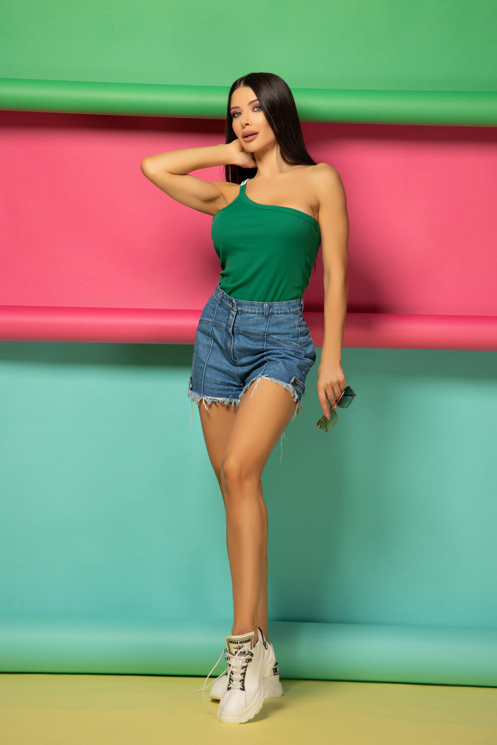 Woman In Love Τοπ - Green - Εικόνα 7