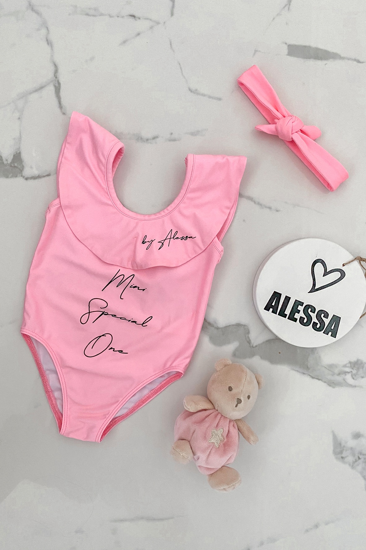 Eternal Sunshine mini Κορδέλα για το κεφάλι Light Pink - Εικόνα 7