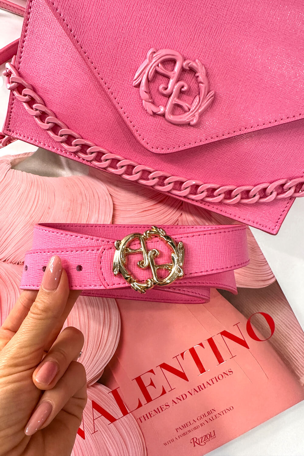 Rococo Logo Τσάντα - Pink - Εικόνα 12