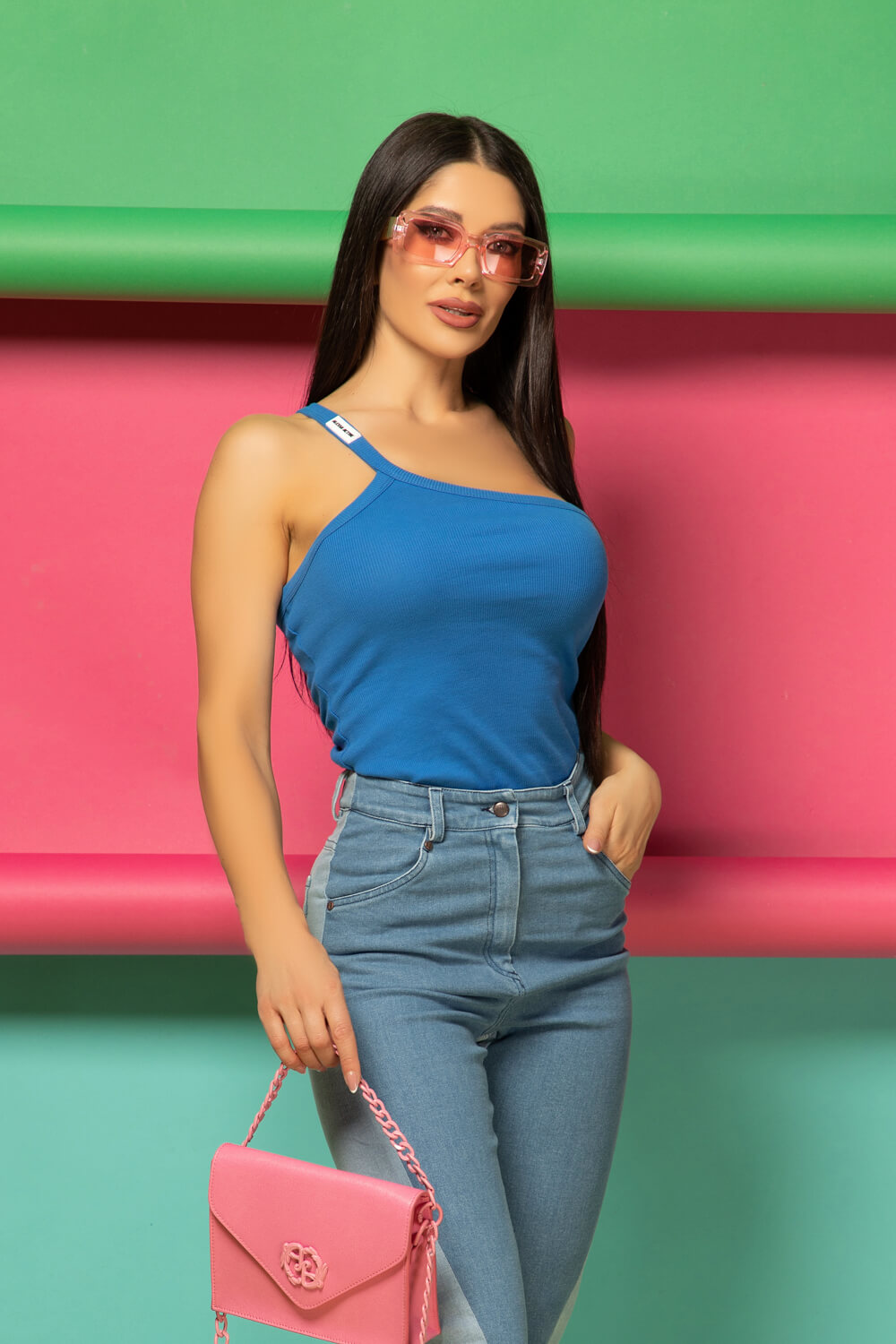 Woman In Love Τοπ - Blue - Εικόνα 14