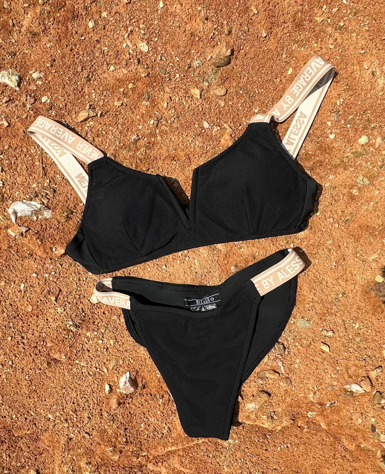 Palm Springs Chic Μαγιό Τοπ - Black - Εικόνα 18