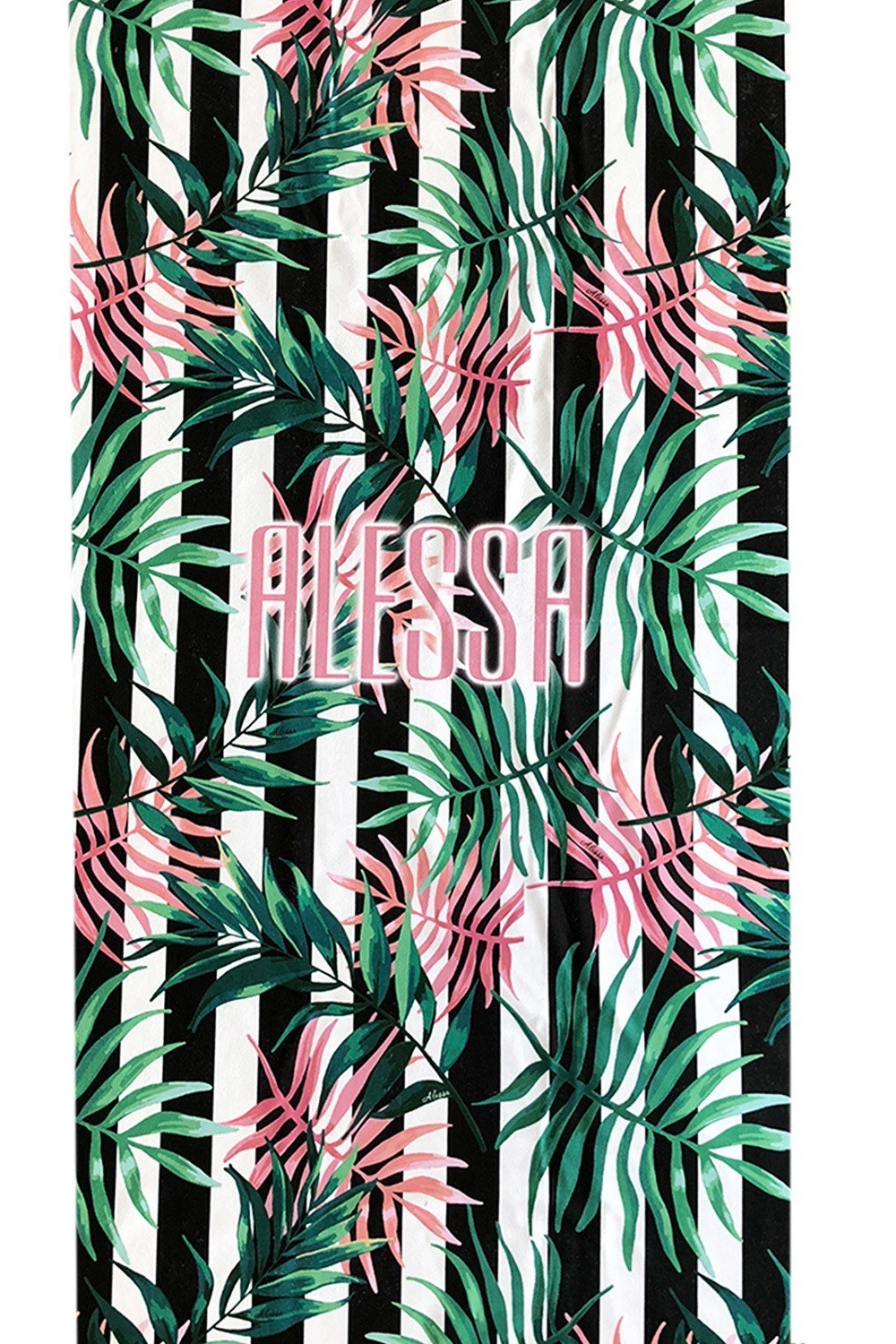 Πετσέτα θαλάσσης pink tropic - Εικόνα 2