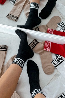 Don't Be Shy Alessa Κάλτσες Μεσαίου Μήκους - Μαύρες