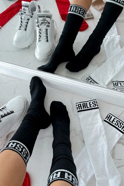 Don't Be Shy Alessa Κάλτσες 3/4 - Μαύρες