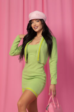 Reason To Grow Πλεκτή Ζακέτα - Green