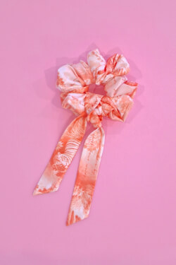 Trendsetter Icon Scrunchie-Φιόγκο - Orange