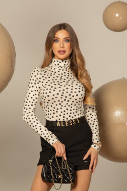 Playful Elegance Πλεκτό Ζιβάγκο