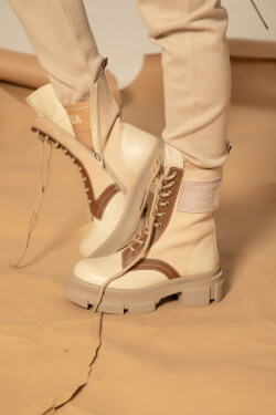 Never Average Μποτάκια - Light Beige