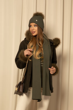 Winter Whisper Πλεκτός Σκούφος - Military