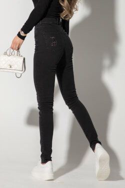 Alessa Royalty Slim Fit Τζιν - Black