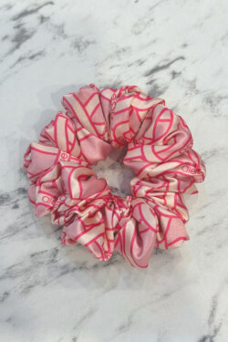 Over The Rainbow Scrunchie μικρό - Luxury Pink