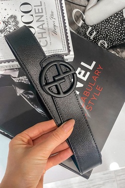 Alessa logo Μαύρη ζώνη - μαύρη αγκράφα