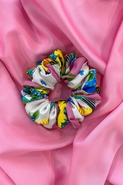 Keep on shining Scrunchie ροζ - μικρό