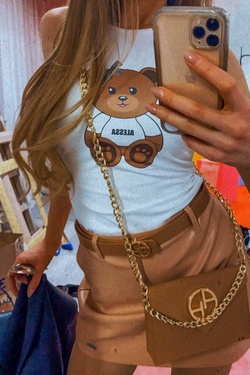 Alessa bear τοπ - Εκρού