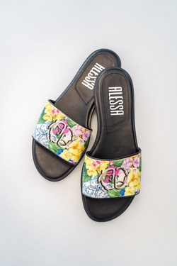 Majestic Garden Παντόφλες - Red