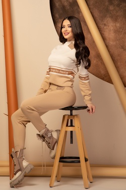 Heaven-like Παντελόνι Πλεκτό - Nude