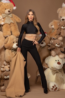 Adore you Μακρύ Παντελόνι Με Σκισίματα