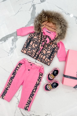 One more hug Alessa mini παντελόνι - pink