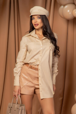 Nothing But Love Πουκάμισο - Μακρύ - Nude