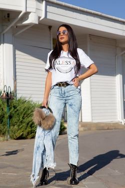 Acting crazy Μακρύ τζιν - ανοιχτό μπλε