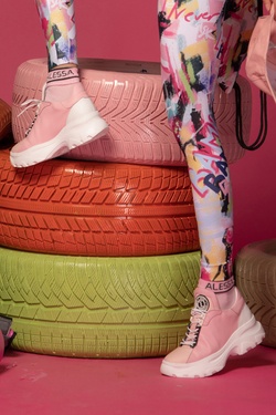 Don't Be Shy Alessa Κάλτσες Μεσαίου Μήκους - Pink