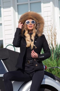 Only in your dreams Χειμωνιάτικο ημίπαλτο από κασμίρ